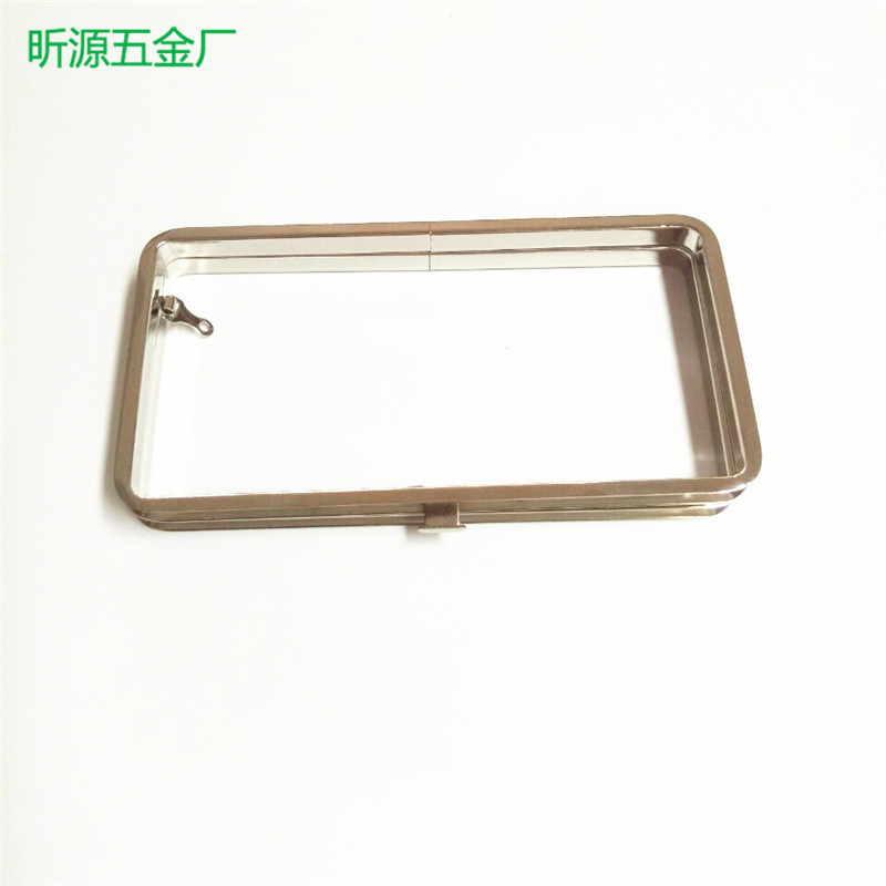 供应 手机包夹 反口五金较 钱包铁夹 皮包五金架子 手袋五金框