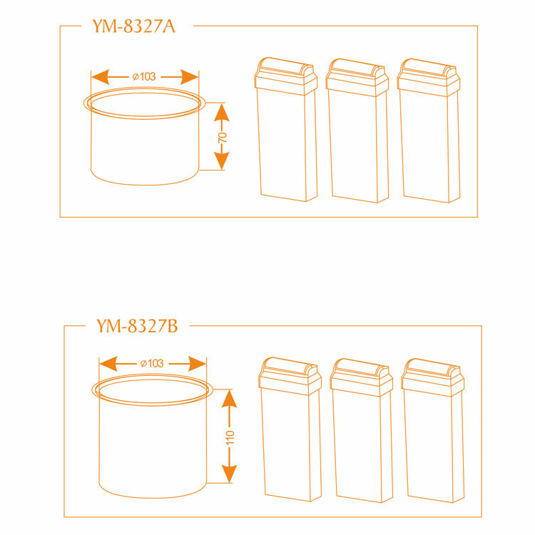 多功能条形蜡 蜡豆加热蜡机 脱毛罐蜡 蜡疗机 Depilatory Heater