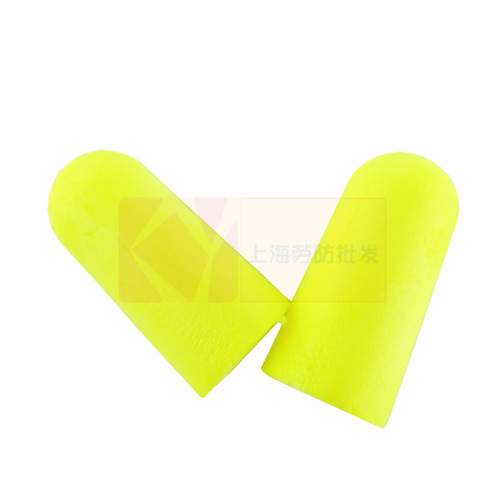 3M 312-1250 Fluorescent Yellow Wireless Bullet Sleep Study Work Use Sound Insulation Noise Reduction Earplugs