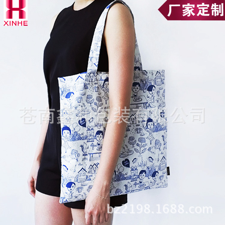 批发棉布袋 印花手提棉布袋定 做 加急环保广告购物袋 新欧标