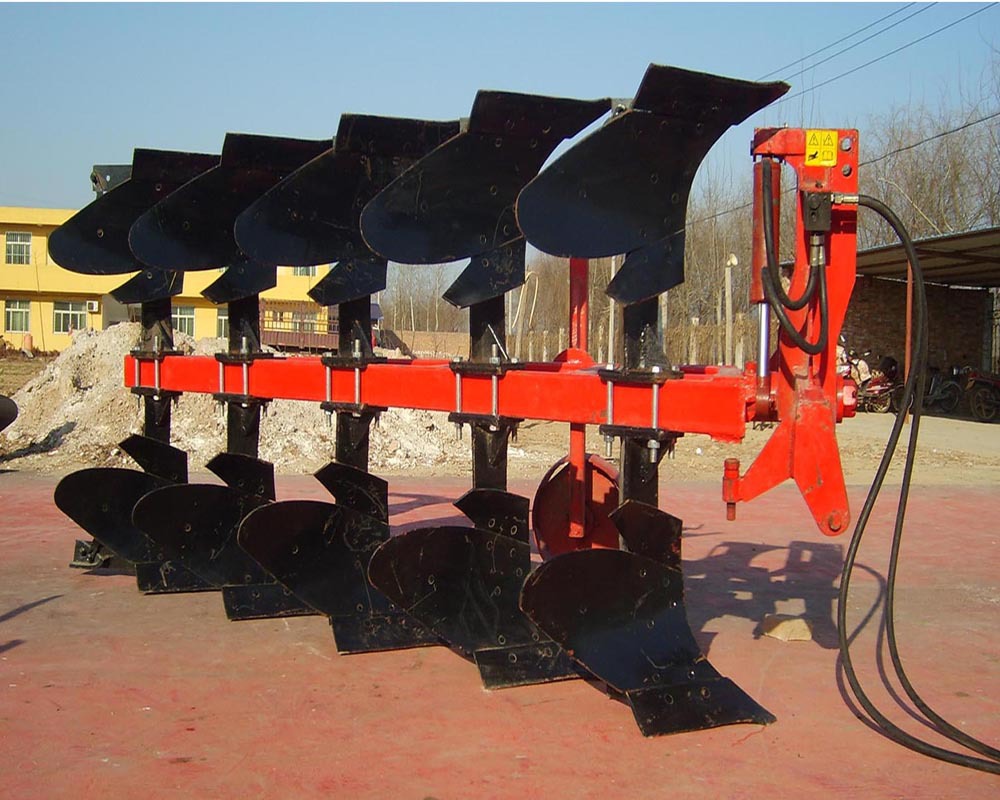 厂家供应液压翻转犁 8片 耕深30cm1LF 430双向液翻转犁