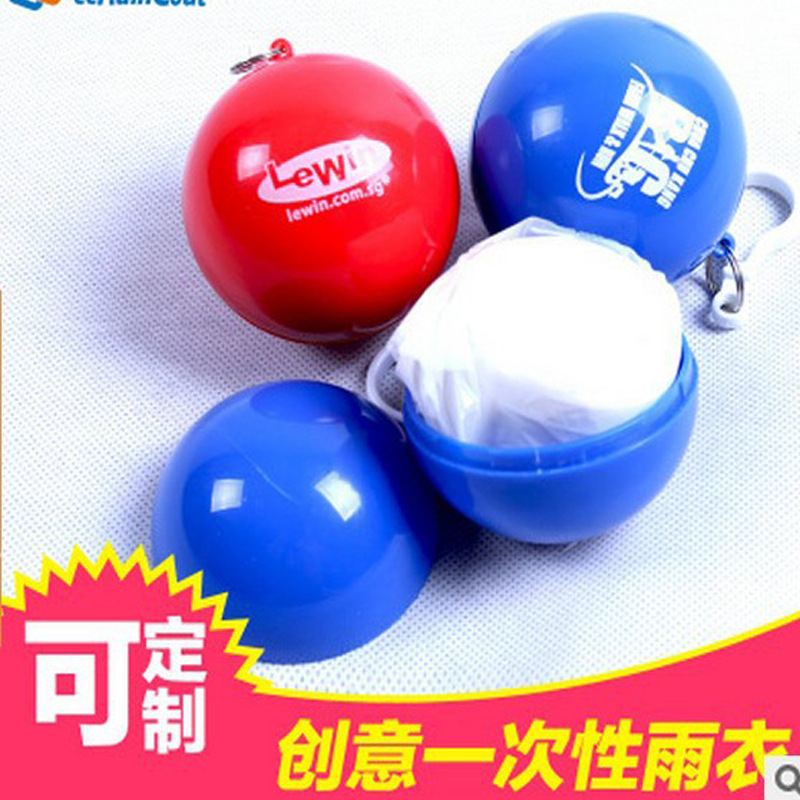 Mr. Rain Adult Colorful Ball Disposable Raincoat Travel And Camping Personalized Fashionable Adult Raincoat One-piece