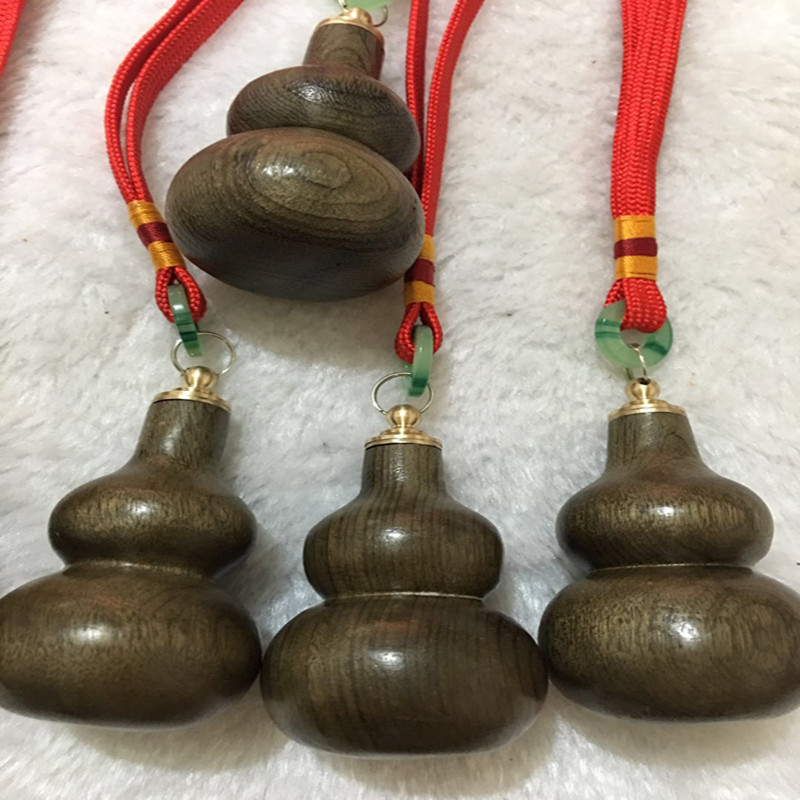 四川小叶金丝楠阴沉木 葫芦挂件 整木掏空 可装