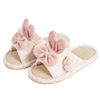 Summer slippers, cute footwear indoor, non-slip children's slide platform for beloved, cotton and linen