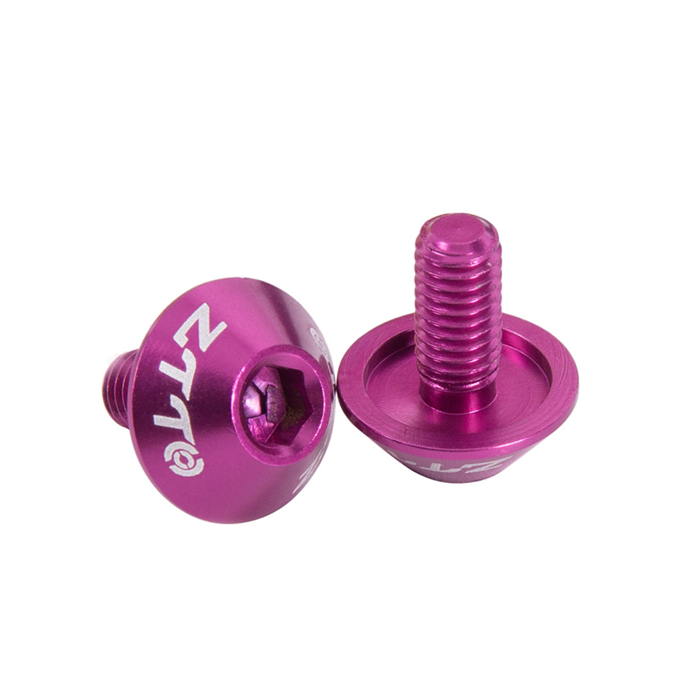 ZTTO Bicicleta M5 * 10 Tornillo de aleación de aluminio Bicicleta de montaña Soporte para botella de agua Estante de bicicleta Equipo de tornillo