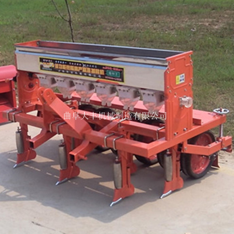大型拖拉机动力小麦播种机 蔬菜种子播种机 手推式玉米花生播种机