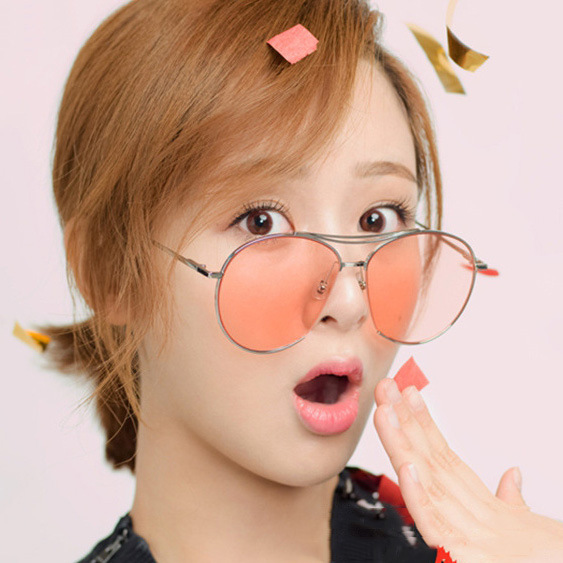 New large frame ocean sunglasses Li Xiaolu with Korean sunglasses color sunglasses 8635