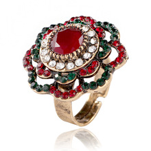 Simple retro exaggerated bohemian ethnic style index finger ring wholesalepicture26