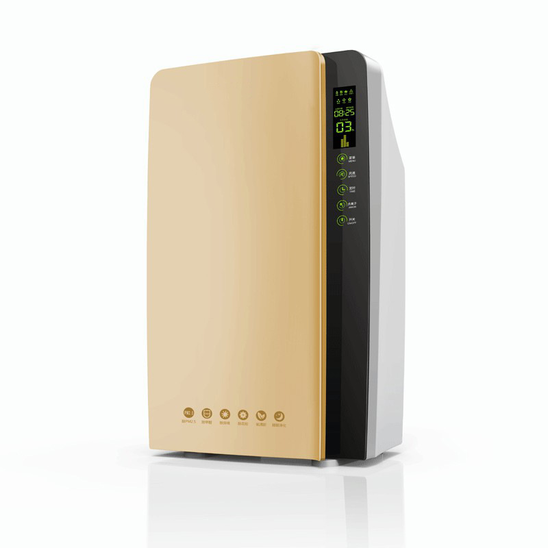 空气净化器棋牌室家用智能数显净化器除甲醛异味负离子净化器批发