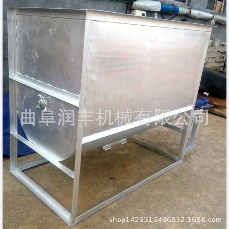 减速机饲料混合机 卧式饲料混合机 饲料搅拌机定做厂家