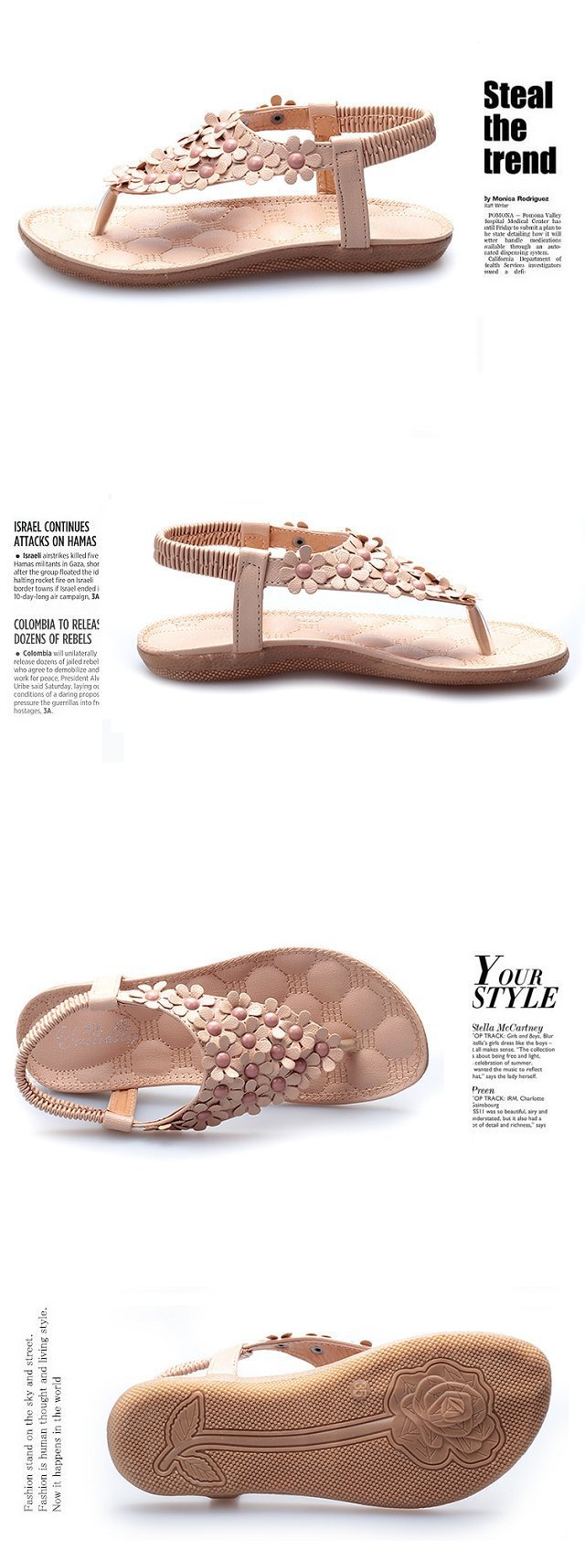 Chaussures été pour femme en Caoutchouc - Ref 3345598 Image 49