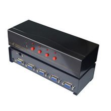 kvm切換器 4口帶USB VGA切換器四進一出 VGA分配器 VGA共享器