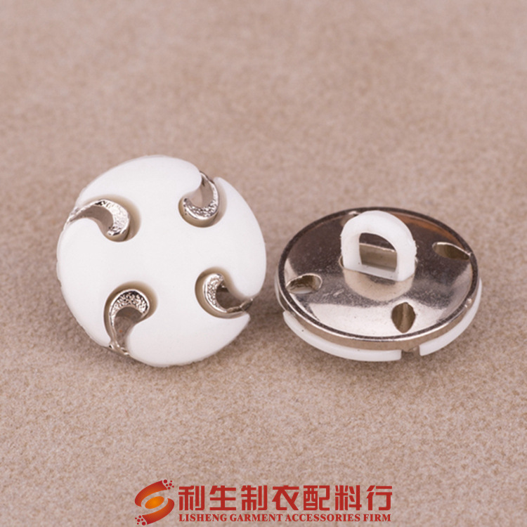 利生现货 经典diy韩版ABS有脚纽扣  甄品休闲装外套钮扣 15mm扣子