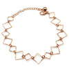 Fashionable jewelry, golden small bell, ankle bracelet, European style, Korean style, pink gold