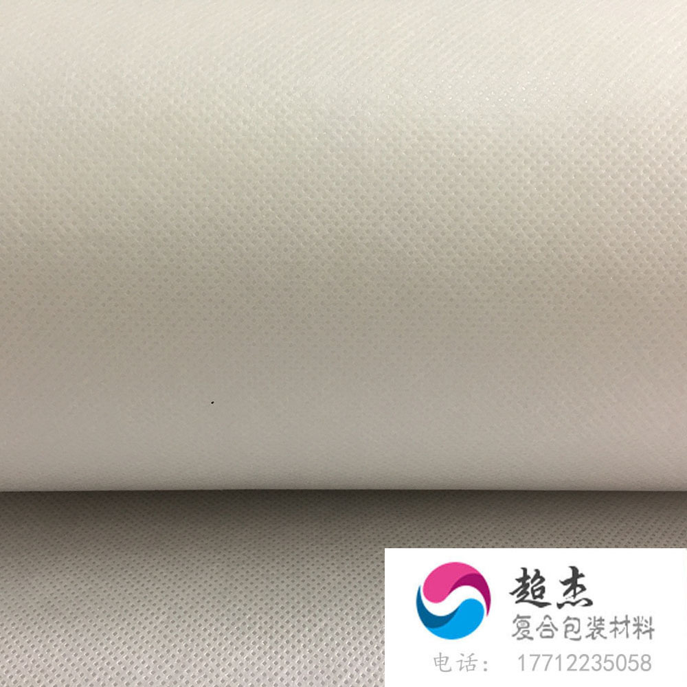 供应 PET热传印无纺布 再生无纺布购物袋面料60g涤纶PET热轧 纺粘