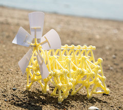 Assemble Wind Energy Car Educational Building Wind Energy Mechanical Beast DIY Assembly Toy