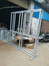 广州厂家生产铝型材监控电视墙铝型材拼装监控支架铝型材产品