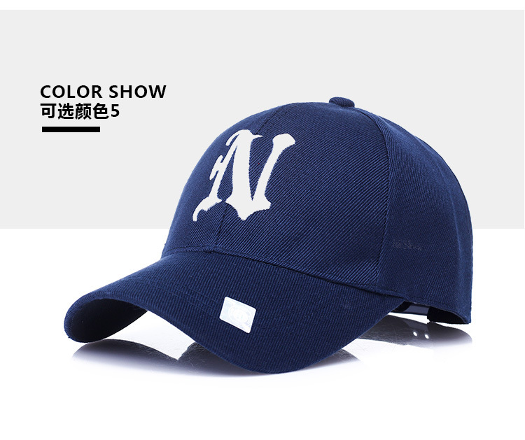 New Fashion Korean Outdoor Sunscreen Baseball Cap Letter Shade Sports Leisure Hat Wholesale display picture 14