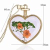 Golden glossy organic necklace heart shaped, pendant, lace dress, wholesale