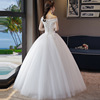 Korean wedding dress new fashion bride wedding white wedding dress