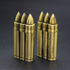 Three bullets windproof creative lighter TB903-1 novel personality bronze green fire inflatable lighter wholesale