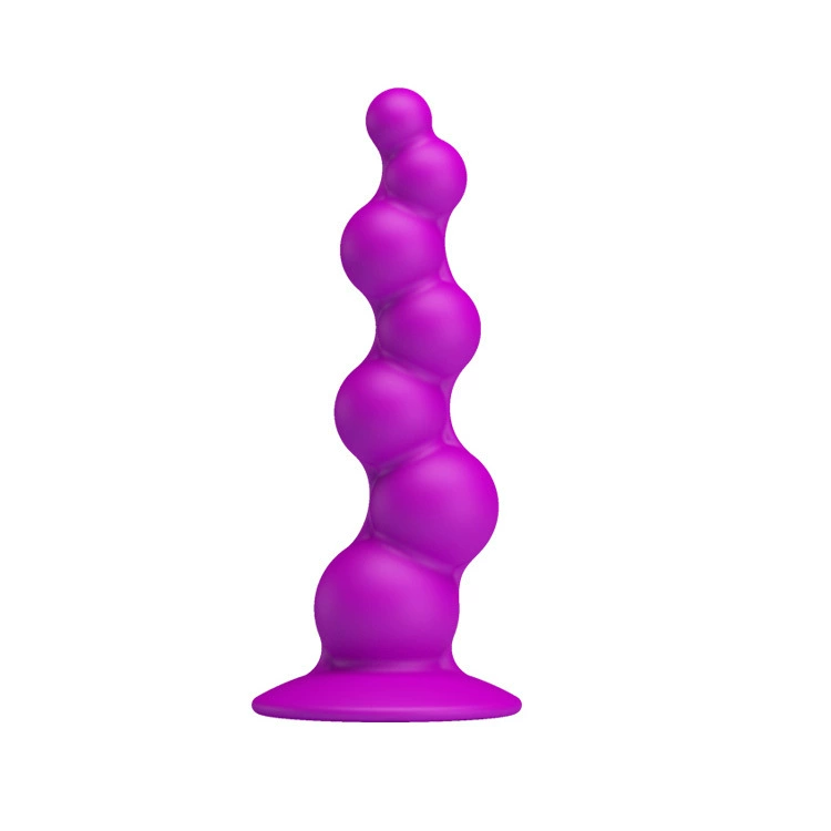 Backcourt plug anal stimulation silicone beads backcourt massager anal plug adult sex toy manufacturer