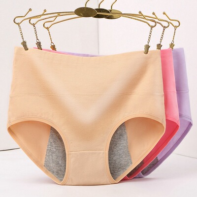 pure cotton Paige lady Physiology Underwear postpartum The abdomen Leak proof ventilation Menstrual period Ladies Underwear 1069