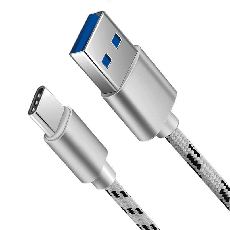 QC3.0手机快充数据线 9芯快速充电线 编织尼龙数据线厂家