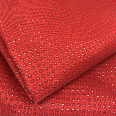 厂家直销真硅胶防滑布滴塑布止滑布华达呢点塑布料可来料定制加工|ru