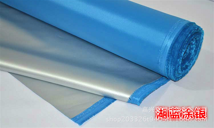 300D encriptación plateada tela Oxford impermeable protector solar paraguas tela ropa de carro paraguas paraguas tienda de campaña tela en stock