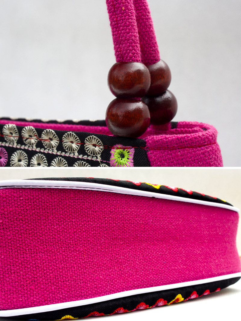 Directo de fábrica nuevo estilo étnico bordado bolsa cobre moneda flor pequeño bolso Yunnan bordado bolso especial Miao bordado bolsa