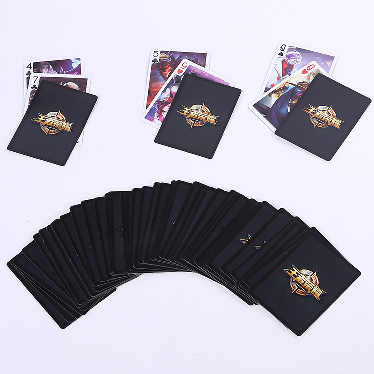 动漫卡通荣耀命运盗墓笔记休闲娱乐扑克牌一盒/54张 高清加厚纸牌|ru