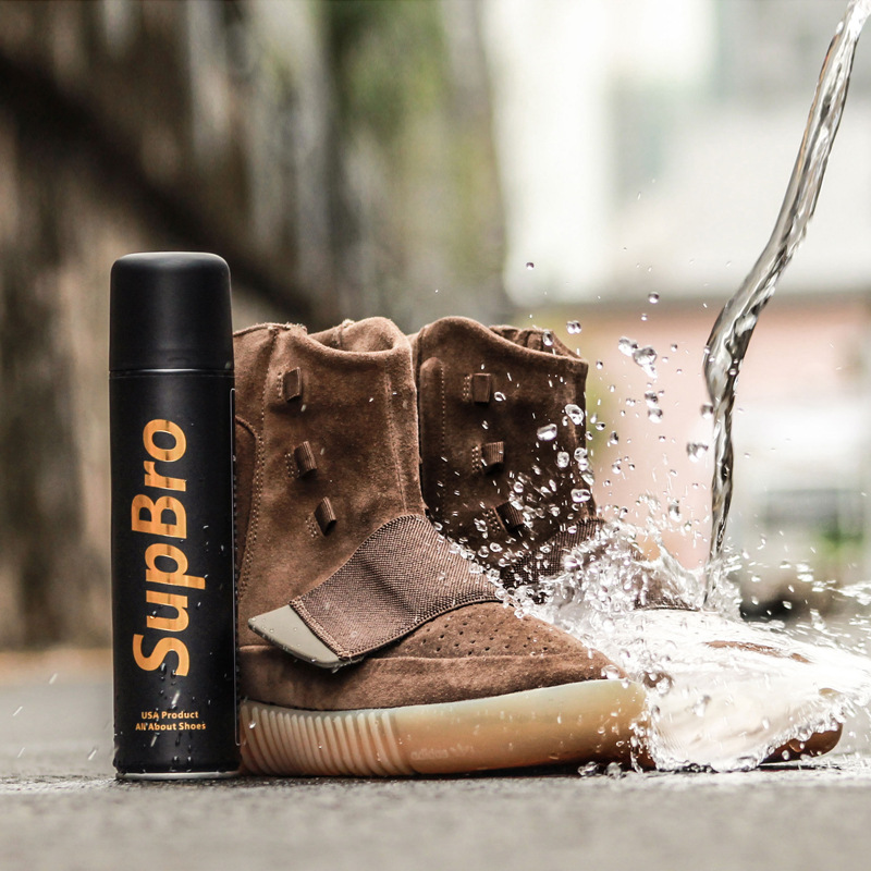 SupBro Waterproof spray gym shoes dustproof antifouling leather shoes nursing waterproof Artifact White shoes Black Technology