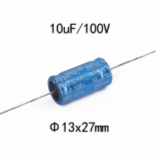 厂价直购10UF/100V无极轴向音箱分频器卧式中音电容喇叭音响