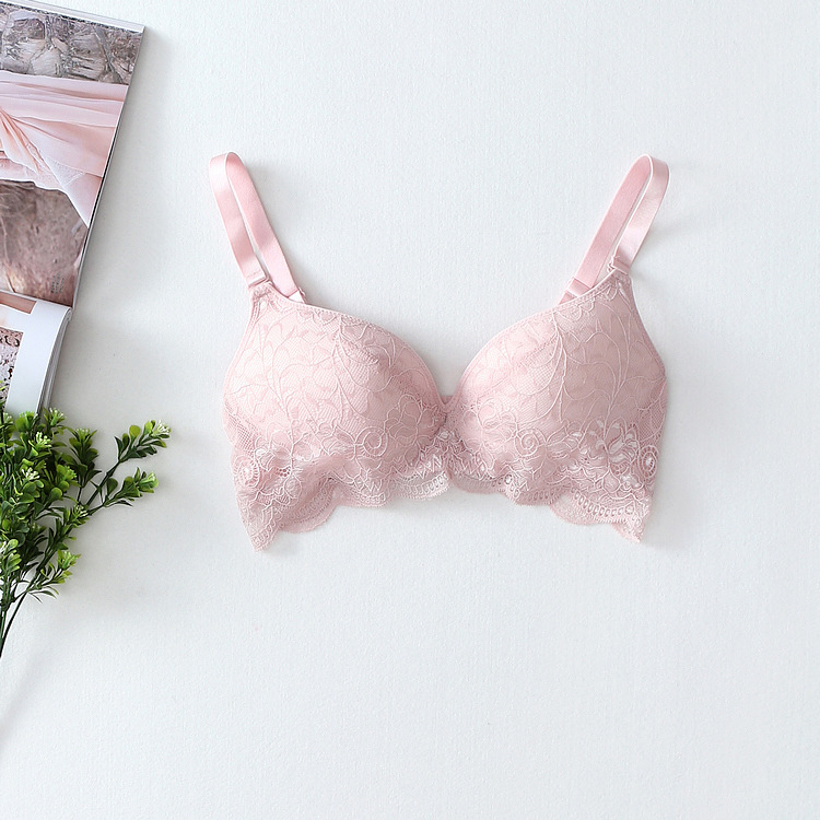 Japanese order, silk lace bra without steel ring, especially suitable for summer wear I am wearing, feeling