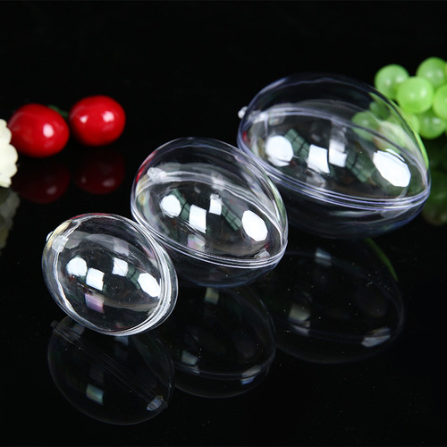 Elegant Plastic Candy Box, Exquisite Plastic Gift Box, Creative 3 Designs Egg-Shaped Wedding Candy Plastic Boxes
