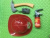 Toy, children's props, plastic clothing with accessories, walkie talkie