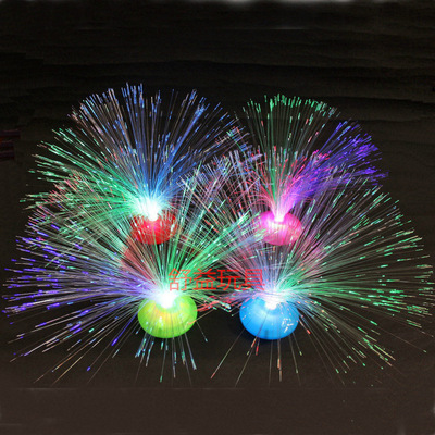 Colorful Flash Gypsophila Fiber optic Festive lantern wholesale Small gifts Night market stall Source of goods Best Sellers luminescence toy