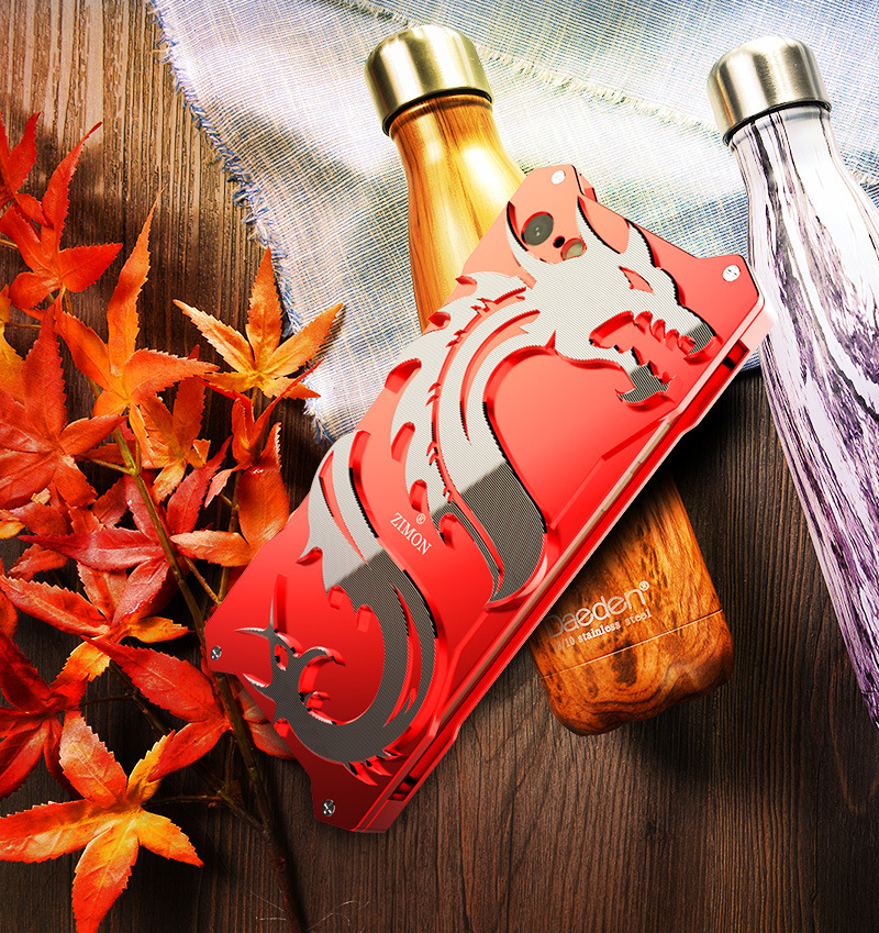 SIMON Dragon Aerospace Aluminum Alloy Shockproof Armor Metal Case Cover for OPPO R9s & OPPO R9s Plus