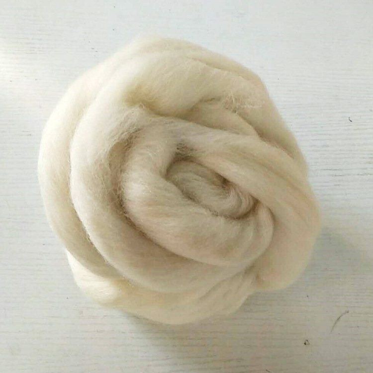 Wool felt stamp stamp music handmade DIY raw material bag filling wool strip raw wool 50s coarse wool strip