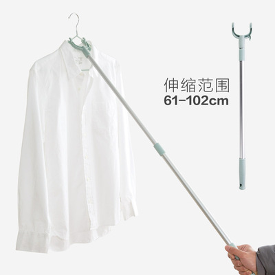可伸縮撐衣杆家用衣叉晾衣杆挑衣杆衣服叉子曬衣杆撐衣杆叉衣棍