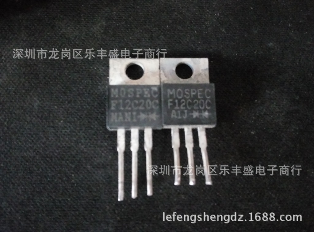 F12C20C 拆机MOSPEC厂家 TO-220 快速恢复整流器 12A 200V