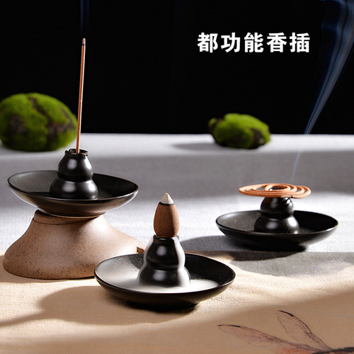 Copper gourd metal wire incense holder incense holder multi-functional incense disc aromatherapy stove incense holder incense disc incense disc factory direct sale
