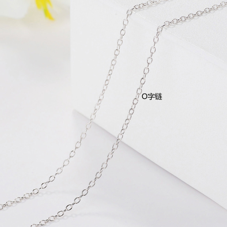 Korean Box Necklace Chain Snake Bone Water Wave Starry Ingot Clavicle Chain Jewelry display picture 3