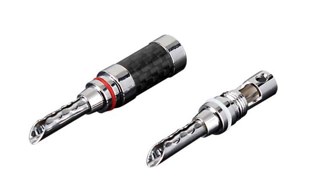 发烧电源插、碳纤维香蕉插