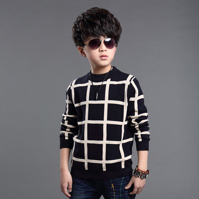 韩版女童长袖连衣裙春秋新款蝴蝶结针织连衣裙女孩公主A字裙毛衫