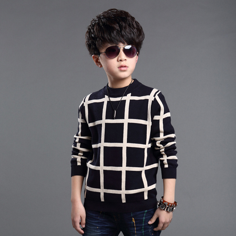 韩版女童长袖连衣裙春秋新款蝴蝶结针织连衣裙女孩公主A字裙毛衫