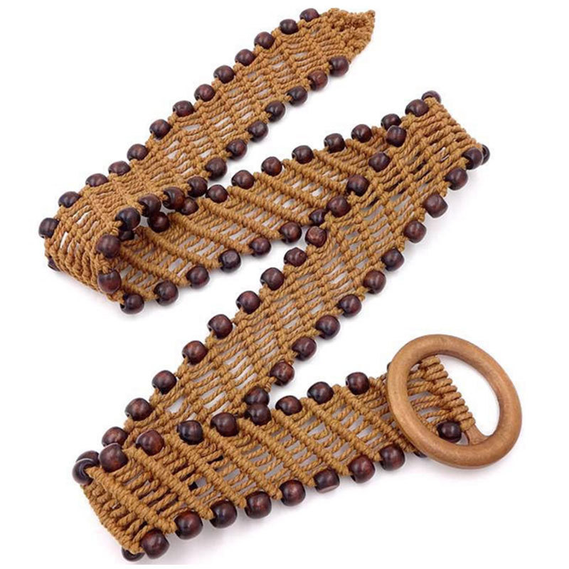 Woven ethnic belt handmade
