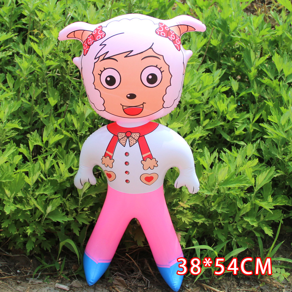inflation Toys Fur goods pvc texture of material inflation Toy Factory Direct selling Sheep station U.S. sheep inflation Toys