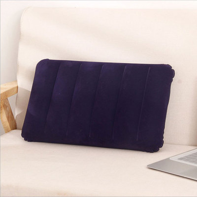 Inflatable pillow rectangle Cushion Backrest pad Thickening flocking By waist Siesta Small pillow Outdoor Travel